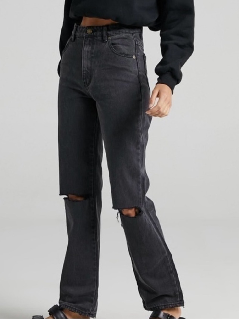 ROLLAs High Rise Straight Jeans- Size 28